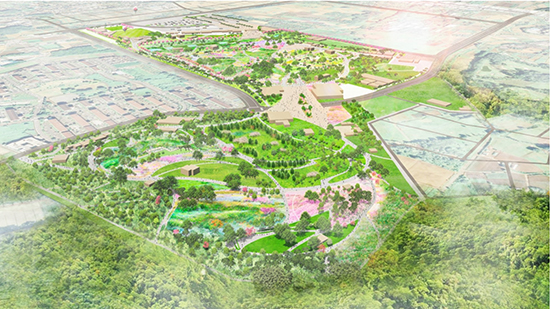 会場イメージ図(提供:2027年国際園芸博覧会協会)